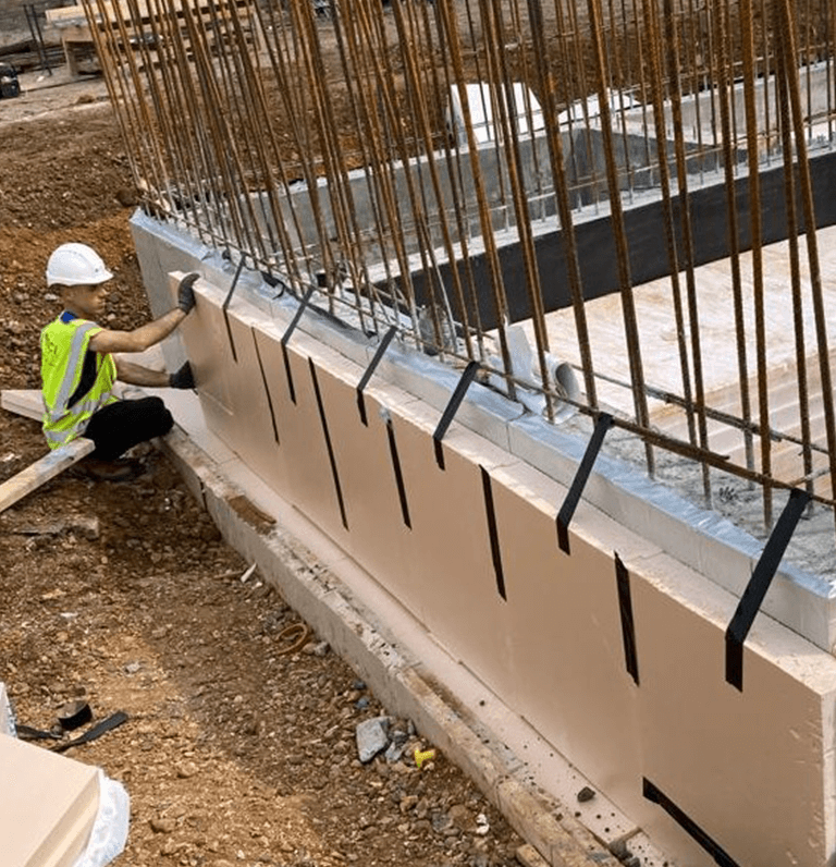 Ordinal Developments operative working on early-stage structural works